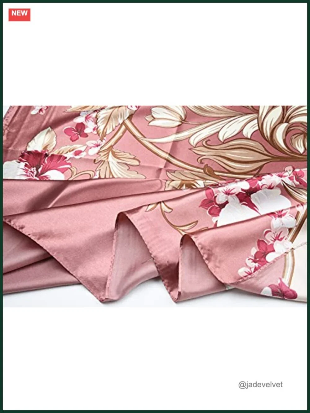 Satin Head Scarf for Women Silk Like Hair Wrap 35x35